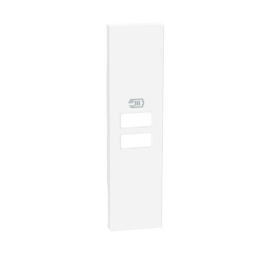 [68675] Лицевая панель Bticino KW13C Living Now USB 2 разъёма 15 Вт/3000мА 1 модуль белый