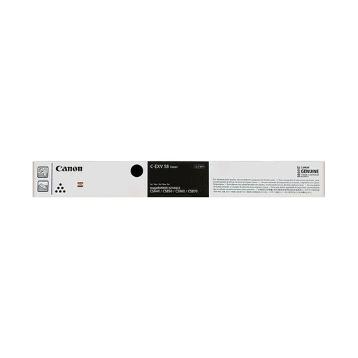 [59915] Тонер-картридж Canon C-EXV 58 Black для IR ADVANCE DX C58xx 3763C002AA