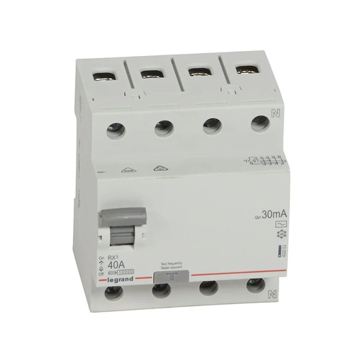 [58656] ВДТ Legrand 402063 4П 40А АC RX3 30мA