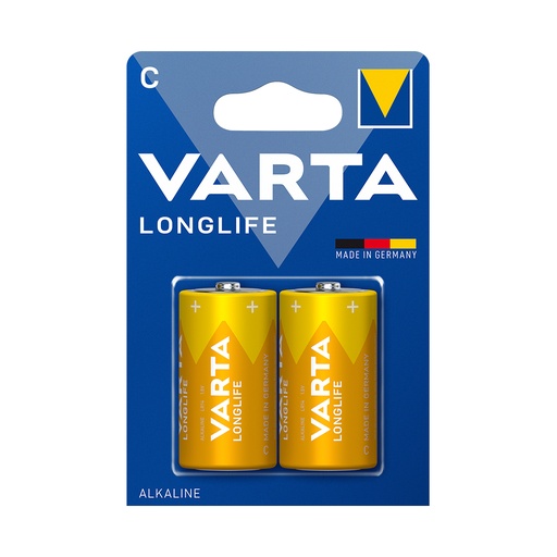 [24900] Батарейка VARTA Longlife Baby 1.5V - LR14/ C 2 шт. в блистере