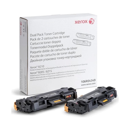 [32324] Тонер-картридж (двойная упаковка) Xerox 106R04349