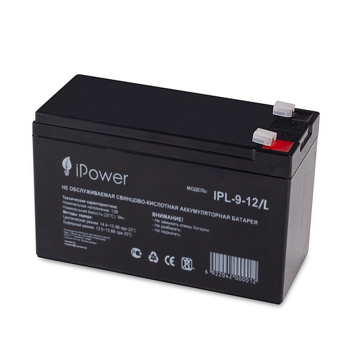 [38359] Аккумуляторная батарея IPower IPL-9-12/L 12В 9 Ач