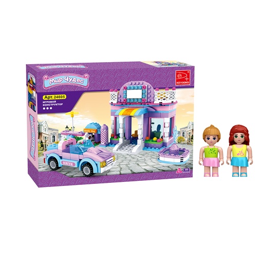 [45432] Игровой конструктор Keyixing 24605 МИР ЧУДЕС (380 деталей в наборе)