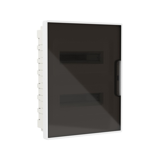 [85172] Щиток встраиваемый FRAME белый DKC F24B1WD 24 модуля с тонированной дверцей