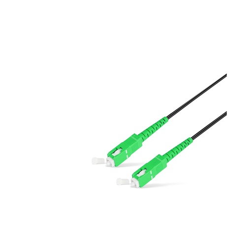 [16976] Абонентский FTTH Патч Корд SС/APC-SC/APC SM 1 м Black