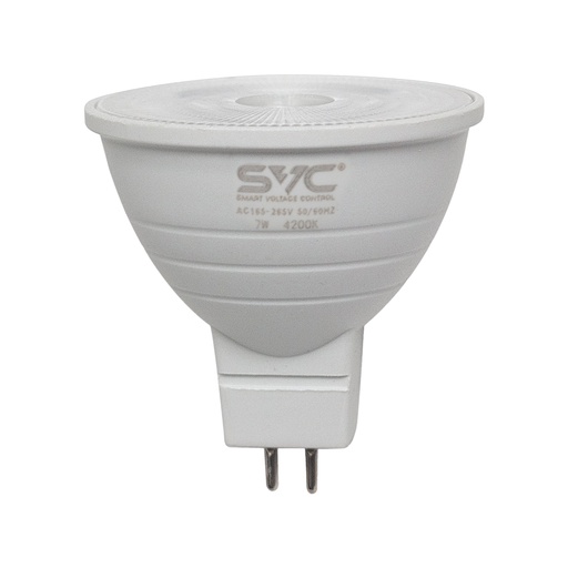 [44992] Эл. лампа светодиодная SVC LED JCDR-7W-GU5.3-4200K, Нейтральный