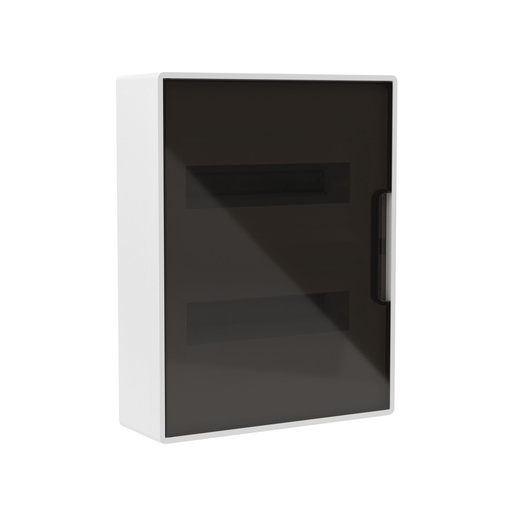 [85168] Щиток настенный FRAME белый DKC F24W1WD 24 модуля с тонированной дверцей