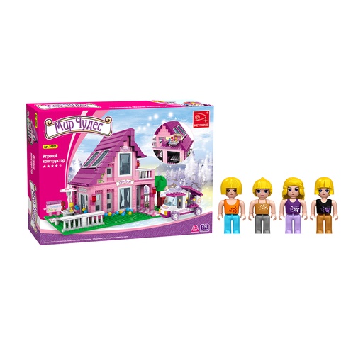 [45435] Игровой конструктор Keyixing 24801 МИР ЧУДЕС (576 деталей в наборе)