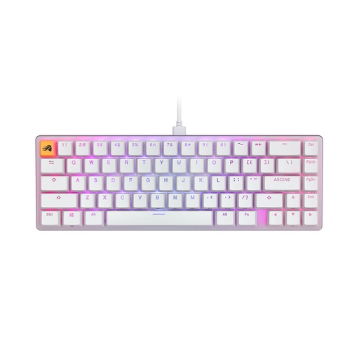 [51529] Клавиатура Glorious GMMK2 Compact White (GLO-GMMK2-65-FOX-W)