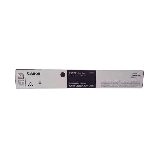 [59867] Тонер-картридж Canon C-EXV 64 Black для IR ADVANCE DX C39xx 5753C002