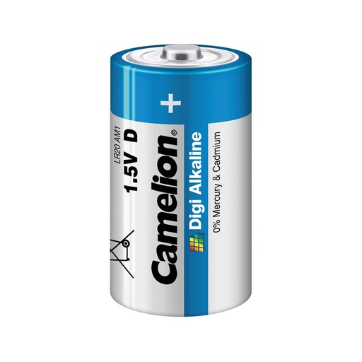 [50320] Батарейка CAMELION Digi Alkaline LR20-BP2DG 2 шт. в блистере