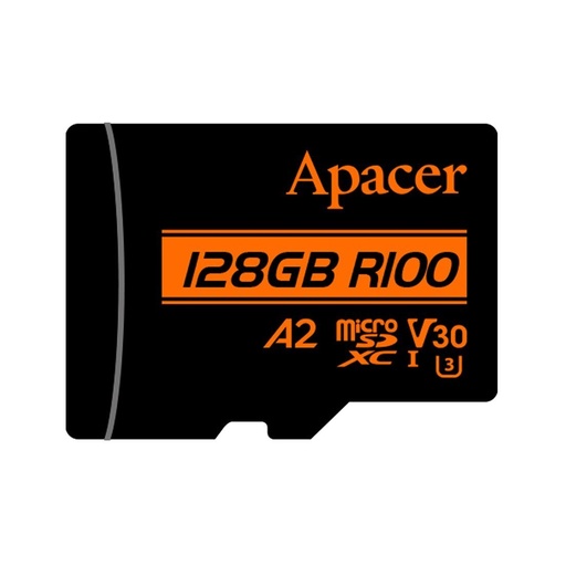 [60729] Карта памяти Apacer AP128GMCSX10U8-R 128GB с адаптером SD