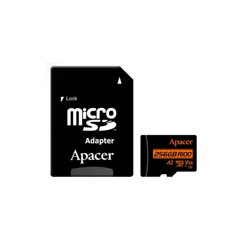 [60730] Карта памяти Apacer AP256GMCSX10U8-R 256GB с адаптером SD