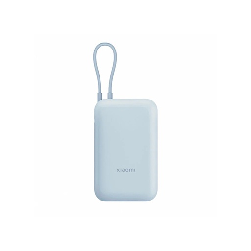 [67278] Портативный внешний аккумулятор Xiaomi Power Bank 10000mAh (Integrated Cable) Ice Blue GL