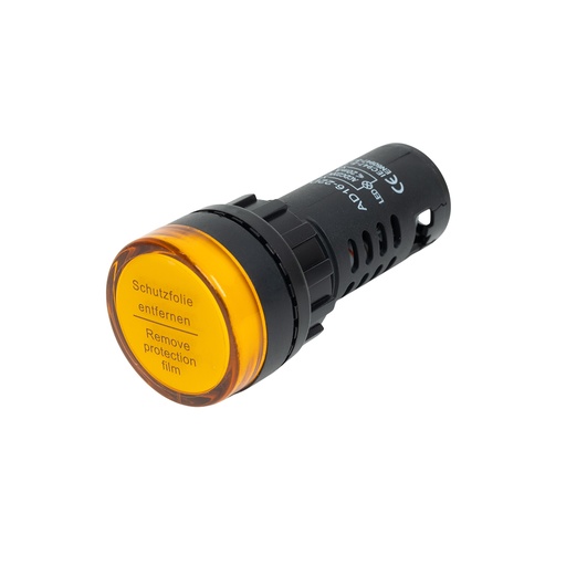 [63686] Лампа светодиодная универсальная Deluxe AD16-22D 220V AC/DC (желтая)