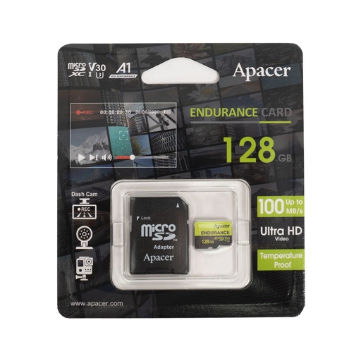 [60738] Карта памяти Apacer AP128GEDM1D05-R 128GB с адаптером SD