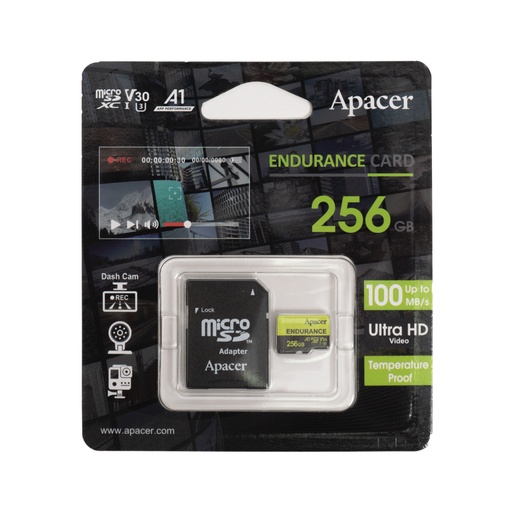 [60739] Карта памяти Apacer AP256GEDM1D05-R 256GB с адаптером SD
