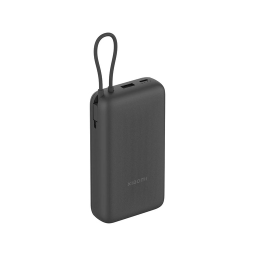 [76874] Портативный внешний аккумулятор Xiaomi Power Bank 20000mAh (Integrated Cable) GL Dark Gray