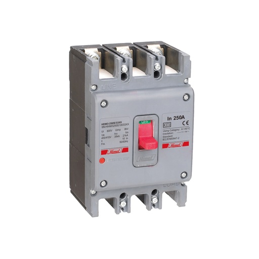 [78874] Автоматический выключатель Himel HDM3 250T/3P 200A