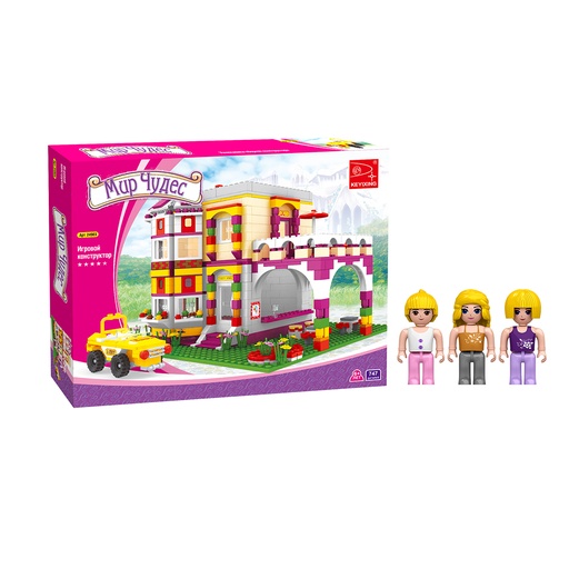 [45439] Игровой конструктор Keyixing 24903 МИР ЧУДЕС (747 деталей в наборе)