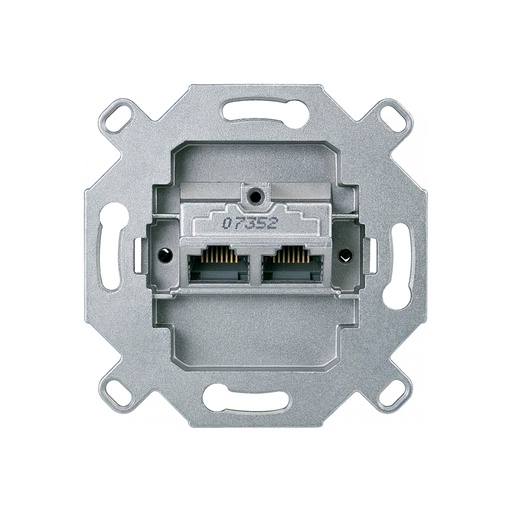 [74366] Компьютерная розетка RJ45 мех-м MERTEN MTN465706 х2 8/8 кат. 6