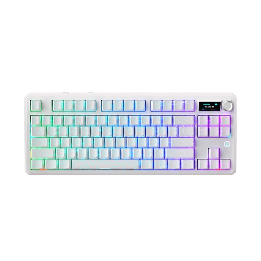 [88087] Клавиатура Ajazz MK87 Pro Peach Switch White