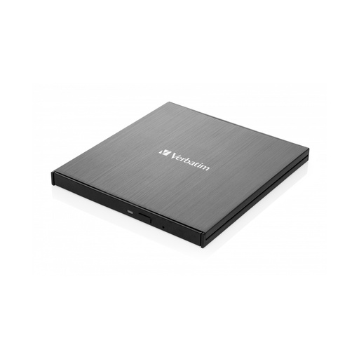 [82061] Внешний привод Verbatim CD/DVD 43886 Slim USB-C Чёрный